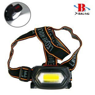 Налобний акумуляторний ліхтар BL-203 COB, LED T6, USB-зарядка, 4 режими (максимальний, економний, SOS, стробоскоп), алюміній + пластик, компактний для туризму, риболовлі та дому 334242706 фото