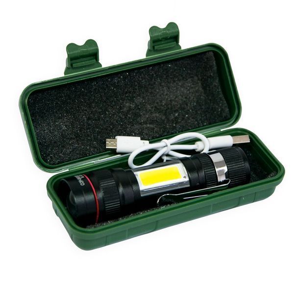 Ліхтарик ручний BAILONG Cree XP-E T6, COB; BL 520 T6 6991 фото