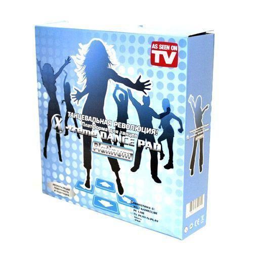 Танцювальний килимок X-TREME Dance PAD Platinum USB для ПК, ноутбука, телевізора та ігрових консолей &mdash; інтерактивний музичний килим для танців, активного відпочинку та змагань вдома KOV 6824 @1 фото
