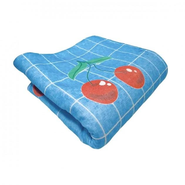 Електропростирадло електрична ковдра з сумкою Синя з вишнею 150х170 PRO 1517 8043 фото