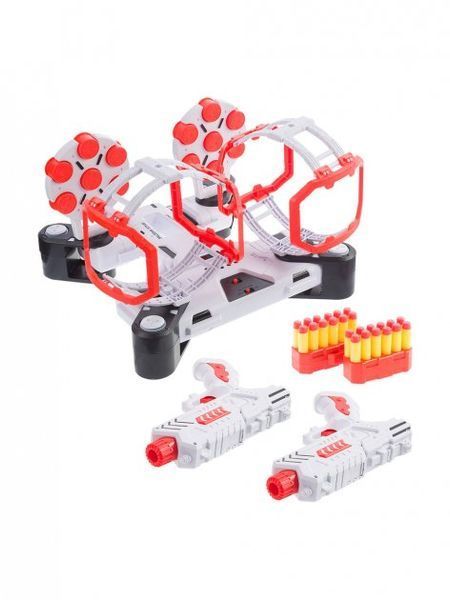 Домашній тир BLD Toys Space Wars BX-3922 з двома бластерами та обертовими цілями &mdash; інтерактивний ігровий набір для дітей від 4 років для розвитку влучності та концентрації, гра для двох учасників B 3229 @1 фото