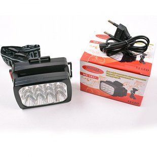 Налобний акумуляторний ліхтар LED WIMPEX WX-1837 фото