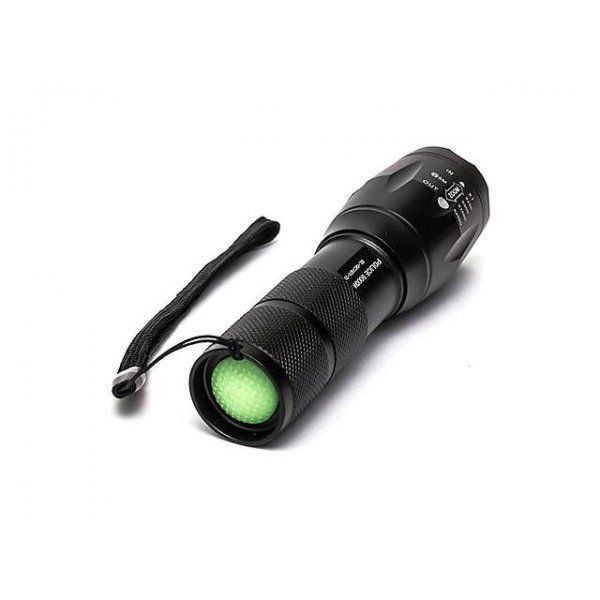 Ручний тактичний ліхтар Police BL-1831/2781 Cree XM-L-T6, 1000 Лм, 5 режимів, зум, 1&times;18650, чорний 333708022 фото