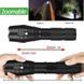Тактичний ручний ліхтар X-Balog BL-1831-T6, потужний XML CREE T6, 5 режимів, оптичний зум, Li-ion 6800 мА&middot;год, захист від пилу, вологи та ударів, для туризму, велосипеда та активного відпочинку 358292373 фото 6