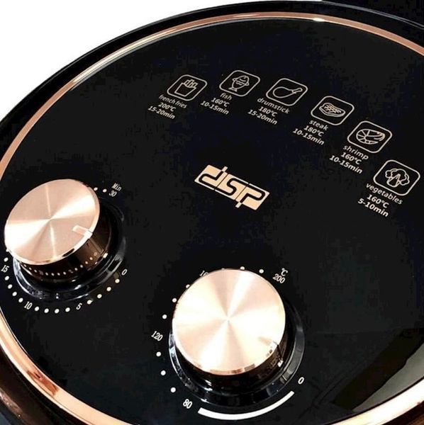 Аерофритюрниця аерогриль мультипіч для готування без олії DSP 1350W 5,5л KB 2122 фото
