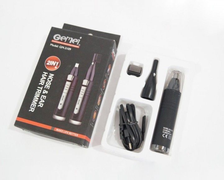 Тример Gemei Gm-3109 для видалення волосся з носа вух брів і області бікіні (bks_01347) 100141874 фото