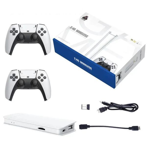 Игровая консоль M15 Plus 64Gb 20000 игр Pro 4K Game Stick 3D HD стик приставка с двумя беспроводными джойстиками 9217 M 15 фото