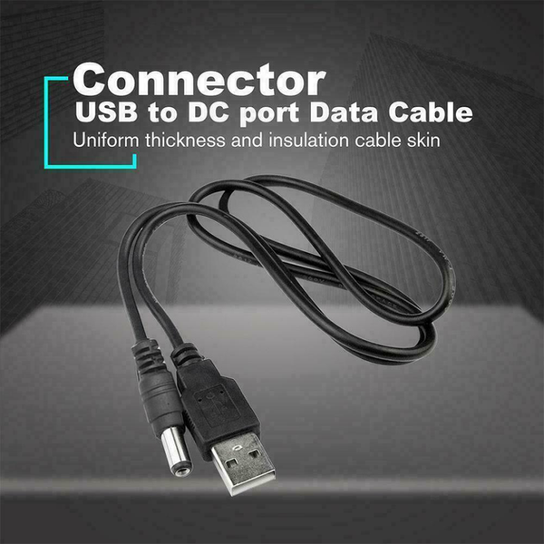 Повышающий переходник кабель USB 5V to 12V DC для роутера DC 5.5х2.1 Berger USB 5V to 12V 7197 USB 9V КОПИЯ фото
